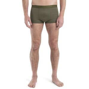 Pánské merino boxerky ICEBREAKER Mens Anatomica Cool-Lite Trunks, Loden velikost: XL