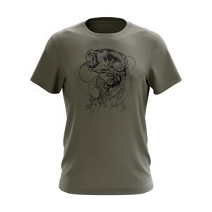Northfinder bavlněné tričko ARCHIE TR-3810AD greengrey Velikost: XL