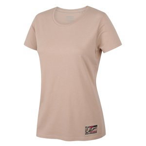 Husky Dámské bavlněné triko Tee Base L beige Velikost: S dámské tričko s krátkým rukávem