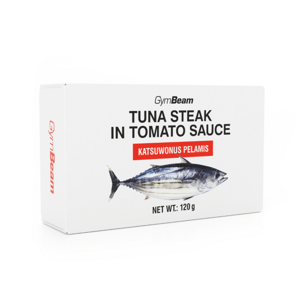 Steak z tuňáka v rajčatové omáčce 120 g - GymBeam
