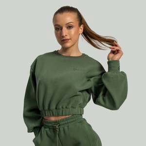 Dámská mikina Lunar Cropped Cedar Green M - STRIX