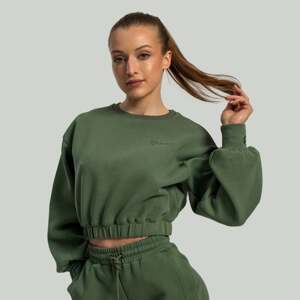 Dámská mikina Lunar Cropped Cedar Green XS - STRIX