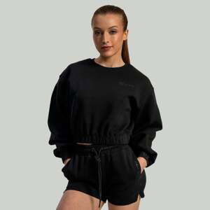 Dámská mikina Lunar Cropped Black L - GymBeam