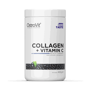 Kolagen + Vitamín C 200 g černý rybíz - OstroVit