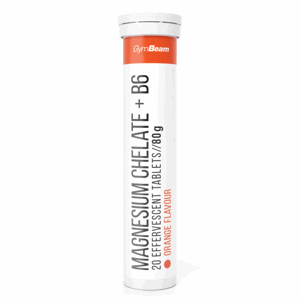 Magnesium chelate + B6 28 x 20 tab pomeranč - GymBeam