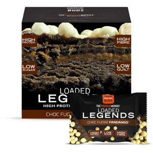 Loaded Legends 12 x 50 g čokoládový fondán fandango - The Protein Works