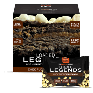 Loaded Legends 12 x 50 g marshmallow rock choc - The Protein Works