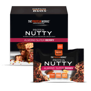 Protein Nutty 12 x 40 g trojitá ořechová čokoláda - The Protein Works