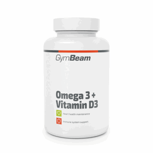 Omega 3 + Vitamín D3 90 kaps. - GymBeam
