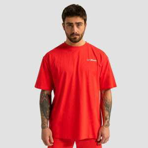 Tričko Oversized Limitless Hot Red XL - GymBeam