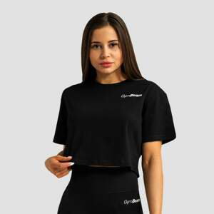 Dámské tričko Cropped Limitless Black L - GymBeam