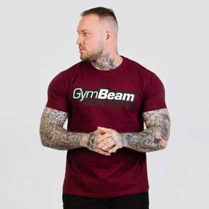 Tričko Beam Burgundy XL - GymBeam