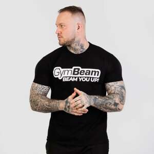 Tričko Beam Black L - GymBeam