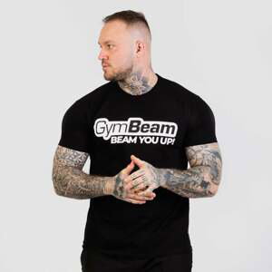 Tričko Beam Black M - GymBeam