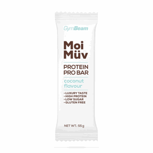 MoiMüv Protein Pro Bar 12 x 55 g kokos - GymBeam