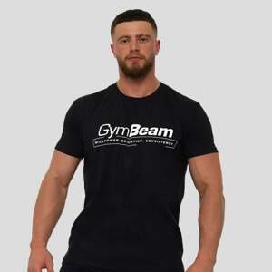 Tričko Willpower Black XL - GymBeam