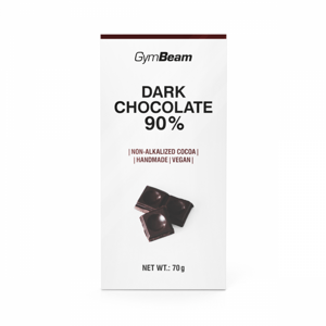 Hořká čokoláda 90% 6 x 70 g - GymBeam
