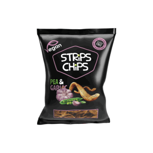 STRiPS CHiPS hrachové 20 x 80 g česnek - STRiPS CHiPS