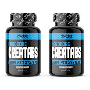 1+1 Zdarma: Hardcore CreaTabs - Protein Nutrition 100 tbl. + 100 tbl.