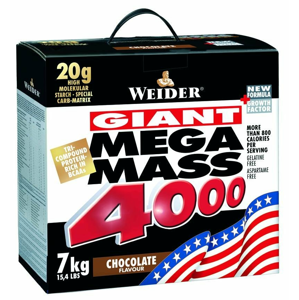 Mega Mass 4000 - Weider 3,0 kg Čokoláda