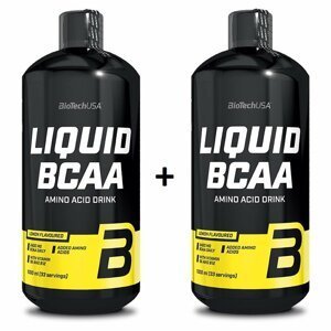 1 + 1 Zdarma: Liquid BCAA - Biotech USA 1000ml+1000ml Citrón