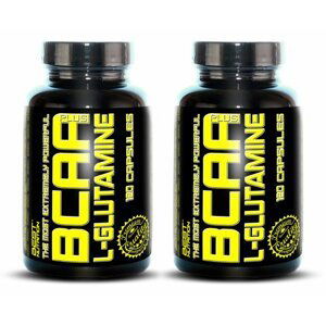 1 + 1 Zdarma: BCAA plus L-Glutamine od Best Nutrition 120 kaps. + 120 kaps.