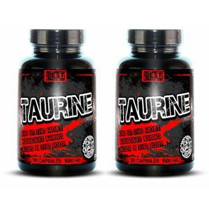 1 + 1 Zdarma: Taurine od Best Nutrition 120 kaps. +  120 kaps.