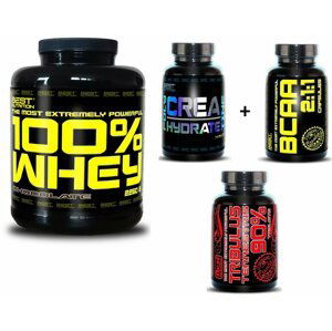 100% Whey Professional Protein - Best Nutrition 2250 g + Tribulus Jahoda