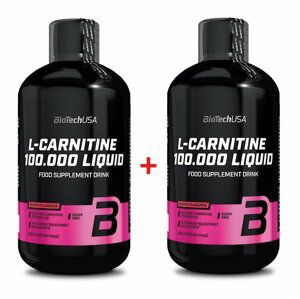 1 + 1 Zdarma: L-Carnitine 100 000 Liquid od Biotech USA 500 ml. + 500 ml. Jablko
