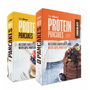 Protein Pancake + Waffle Mix - GymBeam 500 g Chocolate