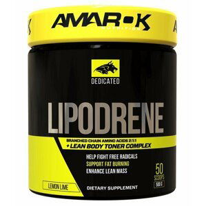 Dedicated Lipodrene + BCAA - Amarok Nutrition 500 g Lemon Lime