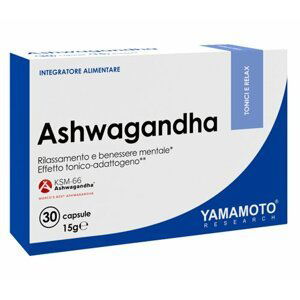 Ashwagandha (zlepšuje regeneraci svalů) - Yamamoto 30 kaps.