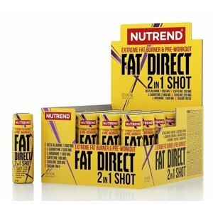 Fat Direct Shot (spalovač plus pumpa) - Nutrend 20 x 60 ml.