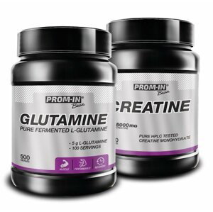 Akce: Glutamine + Creatine HPLC - Prom-IN 500 g + 500 g