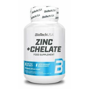 Zinc + chelát - Biotech USA 60 tbl.