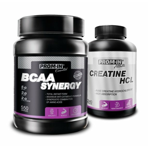 Akce: BCAA Synergy + Creatine HCL - Prom-IN 550 g + 240 kaps. Raspberry