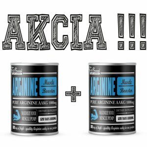 1 + 1 Zdarma: Arginine - FitBoom 120 tbl. + 120 tbl.