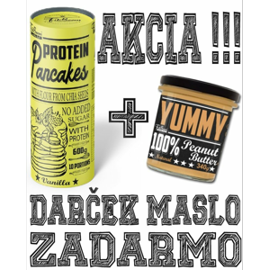 Protein Pancakes + Yummy Peanut Butter Zdarma - FitBoom 600 g + 340 g Vanilla