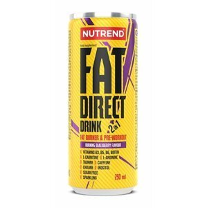 Fat Direct Drink (spalovač plus pumpa) - Nutrend 250 ml. Blackberry