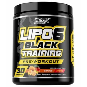 Lipo 6 Black Training - Nutrex 195 g Orange+Mango