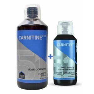 Akce: Carnitine 1000 ml. + Carnitiv 500 ml. Zdarma - Dex Nutrition 1000 ml. Cherry + 500 ml. Apricot
