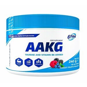 AAKG práškové - 6PAK Nutrition 240 g Forest Fruits