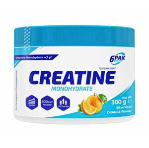 Creatine Monohydrate práškový - 6PAK Nutrition 300 g Grapefruit