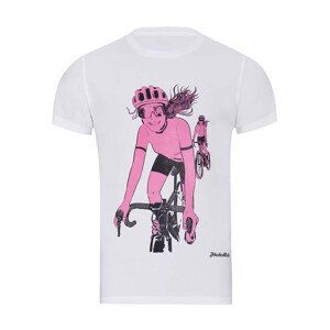 NU. BY HOLOKOLO Cyklistické triko s krátkým rukávem - WIND LADY - bílá S