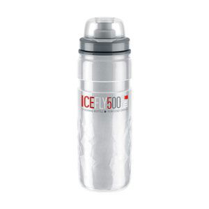 ELITE Cyklistická láhev na vodu - ICE FLY MTB 500 ml - transparentní