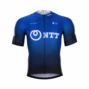 BONAVELO Cyklistický dres s krátkým rukávem - NTT 2020 - modrá S