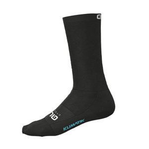 ALÉ Cyklistické ponožky klasické - TEAM KLIMATIK H22 - bílá/černá 40-43
