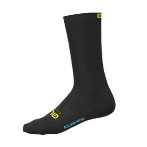 ALÉ Cyklistické ponožky klasické - TEAM KLIMATIK H22 - černá L