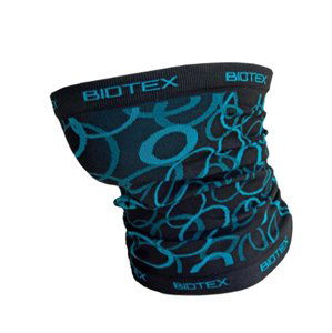 BIOTEX Cyklistický nákrčník - MULTIFUNCTIONAL - černá/modrá