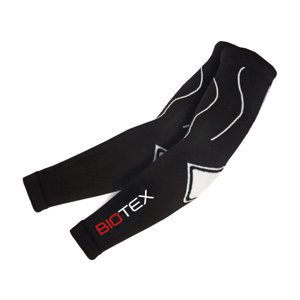 BIOTEX Cyklistické návleky na ruce - SEAMLESS - bílá/černá